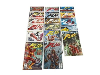 Lot 2857 - One box of modern comics to include Valiant (Faith, Fallen World) Marvel (Fallen Angels, Fantastic Four, Fear Itself) Image (The Family Trade, The Family Tree) DC Comics. (Crisis Final, The Flas...