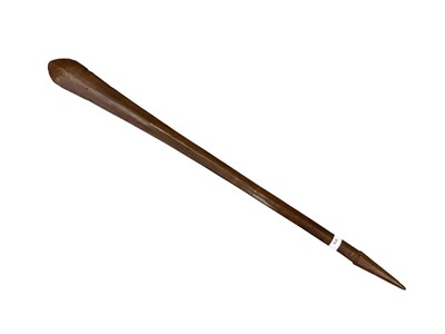 Lot 970 - 19th century Solomon Island or New Zealand Māori Pouwhenua Fighting club