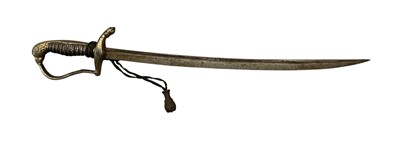 Lot 971 - Imperial German miniature Cavalry Officer's sword paper knife