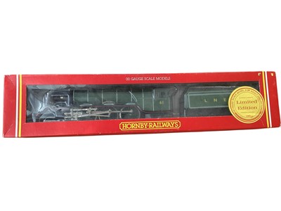 Lot 1962 - Hornby OO Gauge 4-6-2 LNER lined green Class A3 Pretty Polly (Limited Edition) tender locomotive 61, boxed R375, 4-6-2 LNER blue Class A4 Mallard tender locomotive 4466, boxed R304 and 4-6-0 LMS...