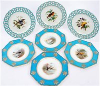 Lot 127 - One set of three and one set of four Victorian...