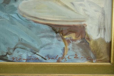 Lot 67 - Endre Koempoeczi-Balogh (1911-1977) oil on canvas - Portrait of a Lady, signed, 79cm x 59cm, framed