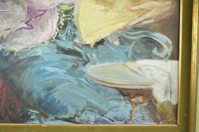 Lot 67 - Endre Koempoeczi-Balogh (1911-1977) oil on canvas - Portrait of a Lady, signed, 79cm x 59cm, framed