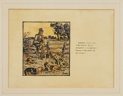 Lot 990 - *Snaffles, Charles Johnson Payne (1884-1967) print from Sporting Anecdotes of the Year, 28cm x 37cm, in glazed gilt frame