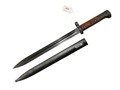 Lot 954 - Export Mauser bayonet with scabbard