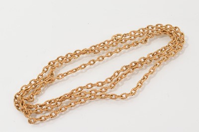 Lot 472 - 18ct gold chain