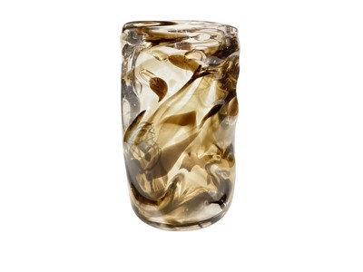 Lot 2240 - Large heavy Whitefriars knobbly vase by Wilson and Dyer, 25cm high