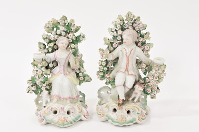 Lot 69 - Pair of Derby small figures, circa 1775