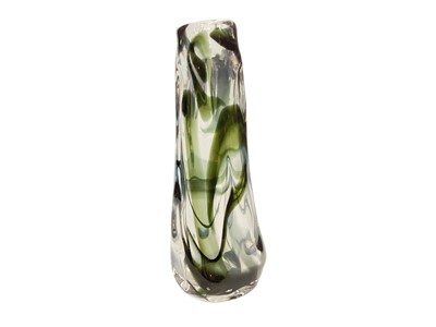 Lot 2244 - Whitefriars knobbly streaky vase by Wilson and Dyer, 23.5cm high