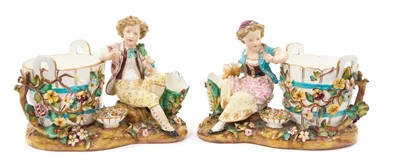 Lot 83 - Pair of John Bevington table ornaments, circa 1875-80