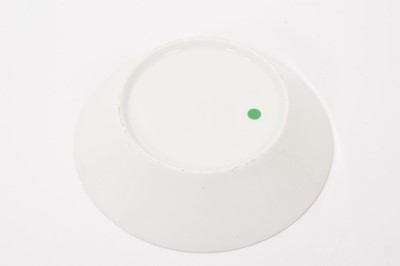 Lot 5009 - Paris porcelain saucer, circa 1800-10