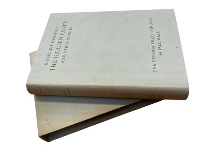 Lot 1343 - Katherine Mansfield - The Garden Party, Verona Press, with illustrations by Marie Laurencin, numbered from an edition of 1200, with dust jacket and slip case