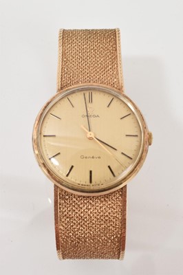 Lot 545 - 9ct gold gents Omega watch