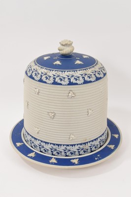 Lot 20 - Impressive Victorian cheese dome in the form of a beehive