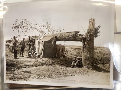 Lot 1138 - Postcards WW1 military real photographic cards include Indian officers, London Scottish group photograph, RAMC band, British POWs in Germany, Australian soldiers, Volunteers etc. Also...