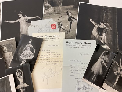 Lot 844 - Margot Fonteyn and ballet interest: Extensive collection of letters, books and related material