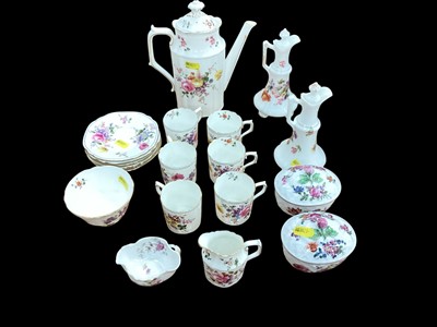 Lot 2310 - Royal Crown Derby porcelain coffee set and other decorative china