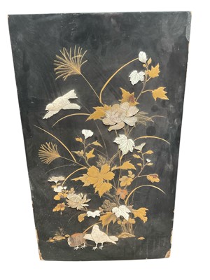 Lot 3000 - Japanese shibayama panel