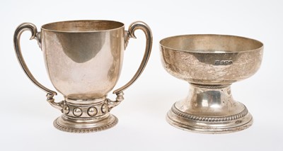 Lot 214 - Two 1920s silver vessels