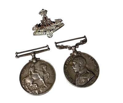 Lot 711 - First World War War medal named to 9836 PTE. C. W. LE Provost. York. R., together with a George V Army Long Service and Good Conduct medal named to 4379414 SJT. C. W. LE Provost. Green Howards....