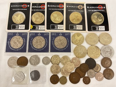 Lot 593 - G.B. - Mixed coins & medallions