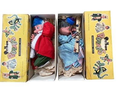 Lot 1980 - Pelham Puppets King & Queen, both boxed (2)
