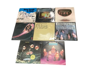 Lot 2701 - Collection of 12 Deep Purple vinyl records including Machine Head, Burn and Deep Purple In Rock