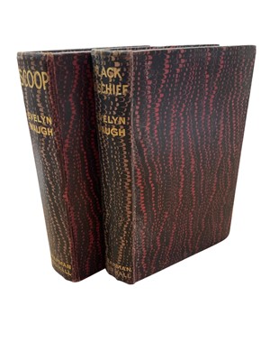 Lot 1367 - Evelyn Waugh - Scoop, 1933 first edition, together with Black Mischief, 1932 first edition, decorative cloth. (2)