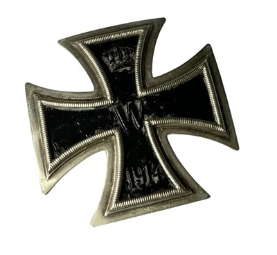 Lot 724 - First World War Imperial German Iron Cross (First Class), with screw fitting.