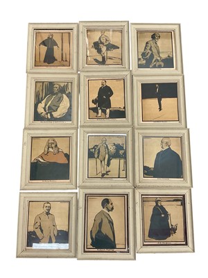 Lot 783 - Set of twelve William Nicholson lithographs - notable figures