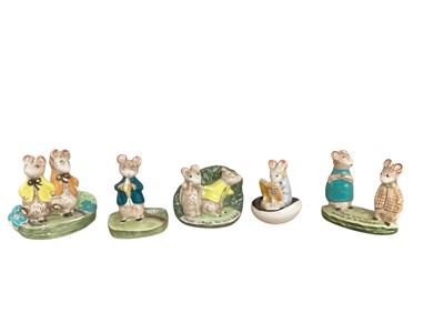 Lot 2322 - Collection of 10 Beswick Kitty MacBride figures including A Double Act, Guilty Sweethearts, Lazybones etc