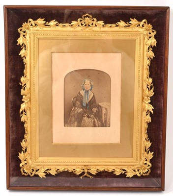 Lot 747 - 19th century ornate gilt and glazed rosewood box frame