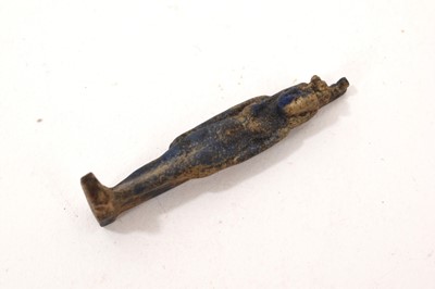 Lot 779 - Egyptian lapis lazuli amulet