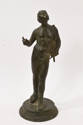 Lot 790 - 19th Century Italian Grand Tour bronze model of Narcissus