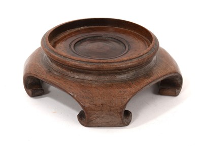Lot 816 - Rare 18th century Qinan Agarwood Chinese carved wood stand