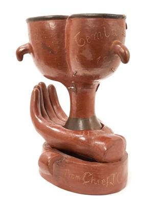 Lot 803 - 19th century African commemorative ceremonial cup
