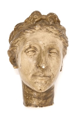 Lot 776 - Late 19th or early 20th century Grand Tour style painted plaster mask