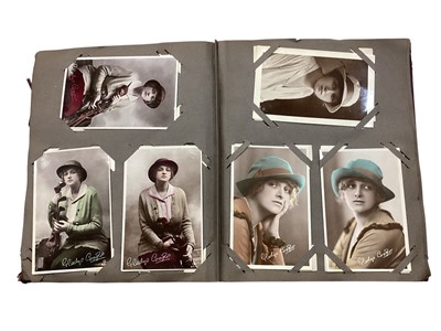 Lot 1159 - Gladys Cooper Edwardian actress, extensive collection in one album and another of various actors (2)