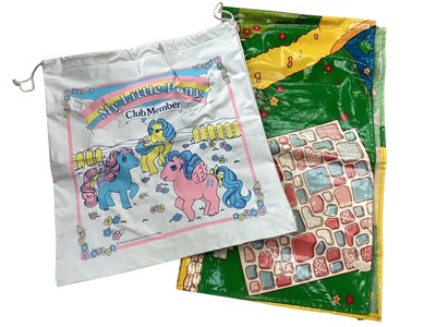 Lot 1995 - Collection of 1980s My Little Pony, including one Twinkle Eyes, Show Stable (boxed) and accessories (1 box)