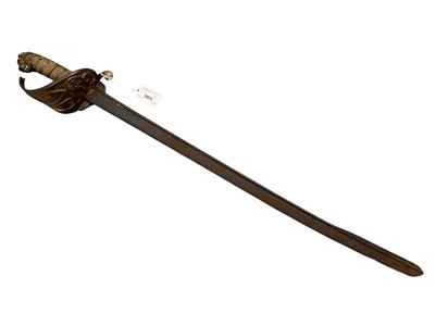 Lot 965 - Scarce George IV East India Company Naval Officer's sword (shortened)