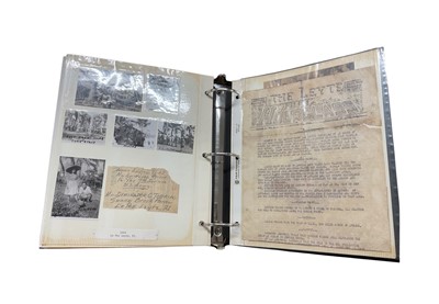 Lot 811 - Collection of Second World War mainly American ephemera to include various albums including one relating to the Civilian Conservation Corps, (1 box).