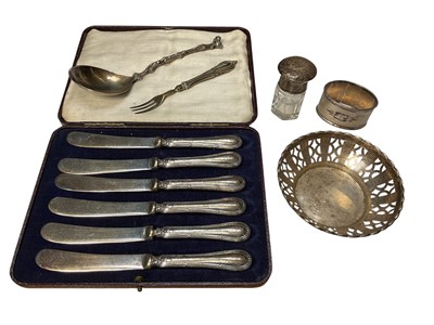 Lot 207 - Group of silver