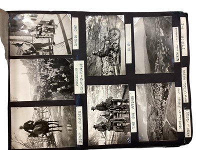 Lot 1153 - Collection of various photograph albums, together with a folder of military maps, (1 box).
