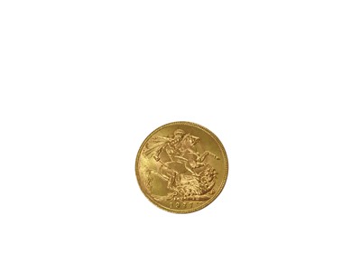 Lot 595 - G.B. - Gold Sovereign George V 1927SA EF (1 coin)