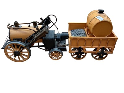 Lot 2012 - Hornby 3.5" gauge real steam Stephenson's Rocket engine