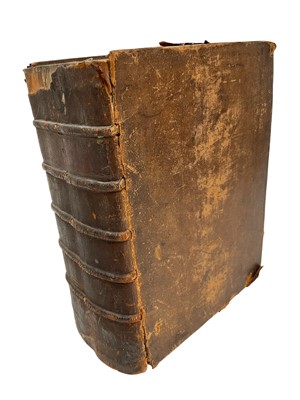 Lot 1400 - Robert Ainsworth - Thesaurus, 1761 fourth edition, 4to. calf binding