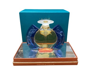 Lot 2360 - Lalique limited edition Flacon perfume bottle with contents - Jour et Nuit, boxed