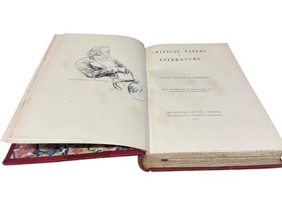 Lot 1402 - Works of Thackeray, Harry Furniss Centenary edition, 1911, 20 Vols, from an edition of 1000, in tooled quarter calf binding