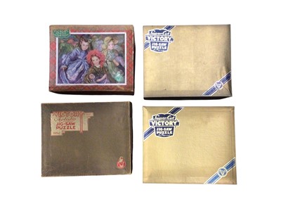 Lot 3088 - Collection of nine 'Victory' jigsaw puzzles, including Gold Box and Supercut, and one by Knightsbridge