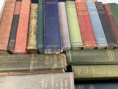Lot 1410 - Collection of books relating to game hunting. (1 box)